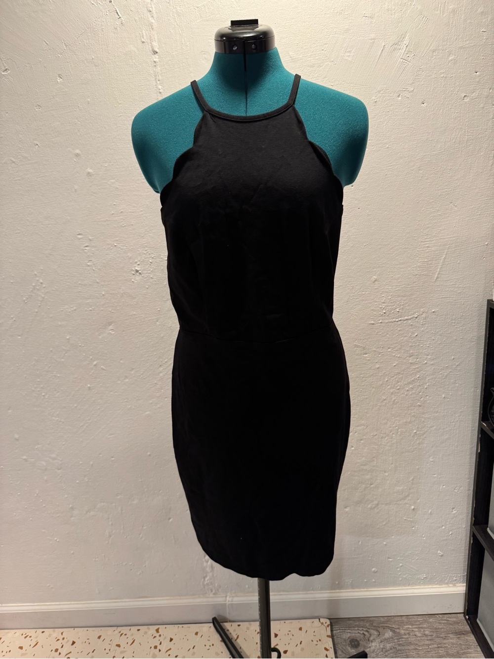 Charlotte Russe Black Mini Halter Dress